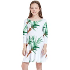 Nature Kids  Quarter Sleeve Skater Dress