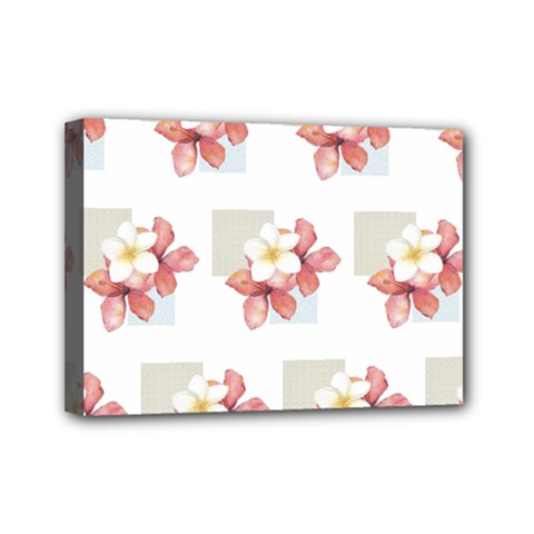 Floral Mini Canvas 7  X 5  (stretched) by Sparkle