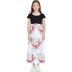 Floral Kids  Flared Maxi Skirt by Sparkle