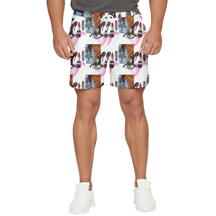 Fashion Faces Men s Runner Shorts