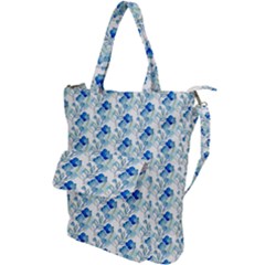 Flowers Pattern Shoulder Tote Bag by Sparkle