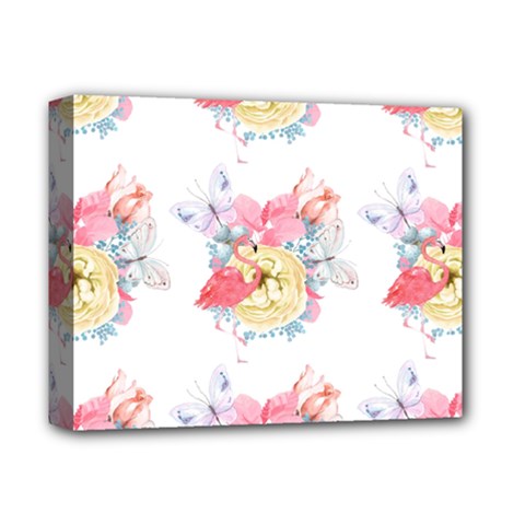 Flamingos Deluxe Canvas 14  X 11  (stretched) by Sparkle