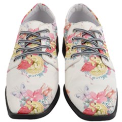 Flamingos Women Heeled Oxford Shoes by Sparkle