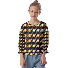 Digitalart Kids  Cuff Sleeve Top