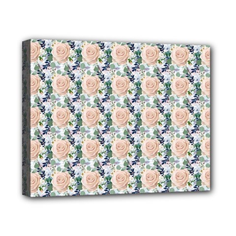 Flowers Pattern Canvas 10  X 8  (stretched) by Sparkle