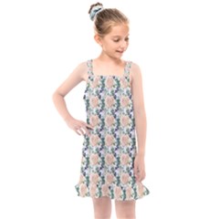 Flowers Pattern Kids  Overall Dress by Sparkle