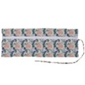 Flowers Pattern Roll Up Canvas Pencil Holder (M) View2