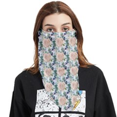 Flowers Pattern Face Covering Bandana (triangle)