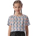 Flowers Pattern Kids  Basic Tee View1