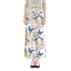 Birds Full Length Maxi Skirt by Sparkle