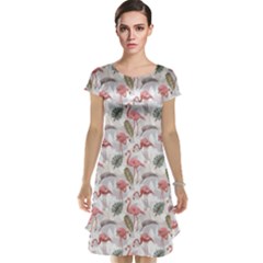 Flamingos Cap Sleeve Nightdress