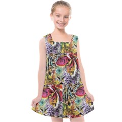 Tiger King Kids  Cross Back Dress by Sparkle