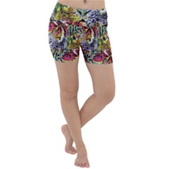 Tiger King Lightweight Velour Yoga Shorts by Sparkle