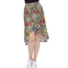 Tiger King Frill Hi Low Chiffon Skirt