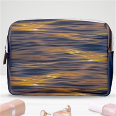 Sunset Waves Pattern Print Make Up Pouch (medium)