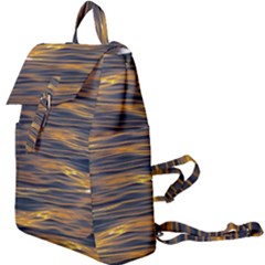 Sunset Waves Pattern Print Buckle Everyday Backpack by dflcprintsclothing