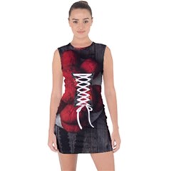 Bollenhut Lace Up Front Bodycon Dress by schwarzwaldfoto