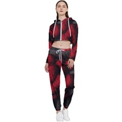 Bollenhut Cropped Zip Up Lounge Set by schwarzwaldfoto