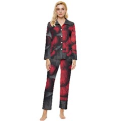 Bollenhut Womens  Long Sleeve Velvet Pocket Pajamas Set by schwarzwaldfoto