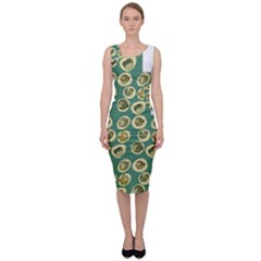 Retro Puff Sleeveless Pencil Dress by kitfoxart