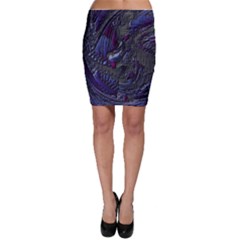 Braille Flow Bodycon Skirt by MRNStudios