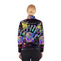 Crazy Multicolored Each Other Running Splashes Hand 1 Women s Bomber Jacket View2