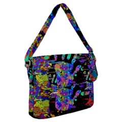 Crazy Multicolored Each Other Running Splashes Hand 1 Buckle Messenger Bag by EDDArt