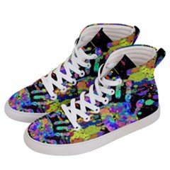 Crazy Multicolored Each Other Running Splashes Hand 1 Women s Hi-top Skate Sneakers by EDDArt