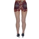 Chartres Double Infinity Antique Mandala Skinny Shorts View2