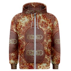 Chartres Double Infinity Antique Mandala Men s Zipper Hoodie by EDDArt