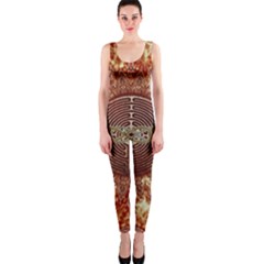 Chartres Double Infinity Antique Mandala One Piece Catsuit by EDDArt