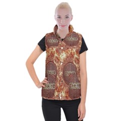 Chartres Double Infinity Antique Mandala Women s Button Up Vest