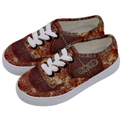 Chartres Double Infinity Antique Mandala Kids  Classic Low Top Sneakers by EDDArt