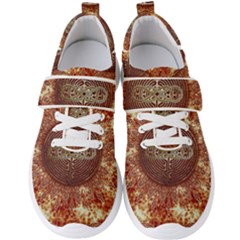 Chartres Double Infinity Antique Mandala Men s Velcro Strap Shoes by EDDArt