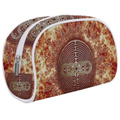 Chartres Double Infinity Antique Mandala Make Up Case (medium) by EDDArt