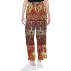 Chartres Double Infinity Antique Mandala Women s Pants  by EDDArt