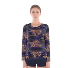 Abstract Art - Adjustable Angle Jagged 1 Women s Long Sleeve Tee