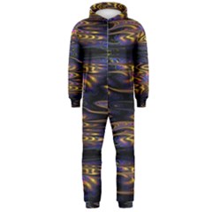 Abstract Art - Adjustable Angle Jagged 1 Hooded Jumpsuit (men)