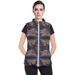 Abstract Art - Adjustable Angle Jagged 1 Women s Puffer Vest