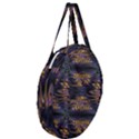 Abstract Art - Adjustable Angle Jagged 1 Giant Round Zipper Tote View3