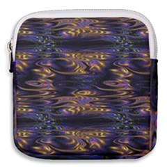 Abstract Art - Adjustable Angle Jagged 1 Mini Square Pouch by EDDArt