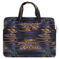 Abstract Art - Adjustable Angle Jagged 1 Macbook Pro Double Pocket Laptop Bag by EDDArt