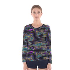 Abstract Art - Adjustable Angle Jagged 2 Women s Long Sleeve Tee