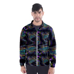 Abstract Art - Adjustable Angle Jagged 2 Men s Windbreaker