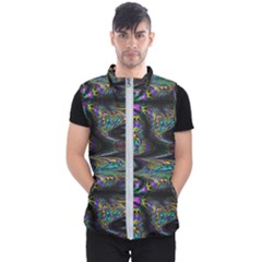 Abstract Art - Adjustable Angle Jagged 2 Men s Puffer Vest