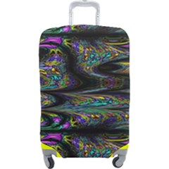 Abstract Art - Adjustable Angle Jagged 2 Luggage Cover (large) by EDDArt