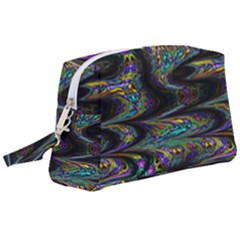 Abstract Art - Adjustable Angle Jagged 2 Wristlet Pouch Bag (large) by EDDArt