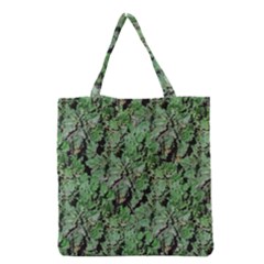 Botanic Camouflage Pattern Grocery Tote Bag by dflcprintsclothing