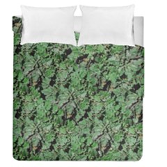 Botanic Camouflage Pattern Duvet Cover Double Side (queen Size) by dflcprintsclothing