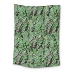 Botanic Camouflage Pattern Medium Tapestry by dflcprintsclothing